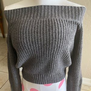 Hollister like new off the shoulder sweater